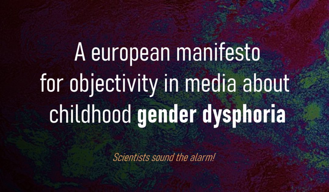 A european manifesto for objectivity in the media about childhood “gender dysphoria”
