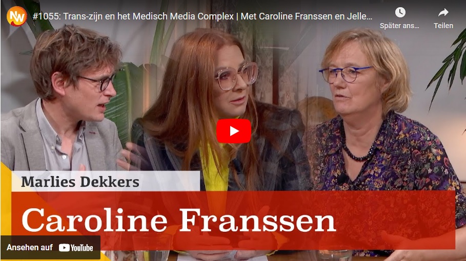 De Nieuwe Wereld - Trans zijn en het Medisch Media Complex - Met Caroline Franssen en Jelle van Baardewijk